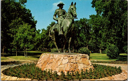 North Dakota Minot Roosevelt Memorial Park Theodore Roosevelt Bronze Equestrian Statue - Minot