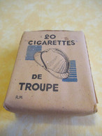 20 Cigarettes De TROUPE/ Paquet Ancien Intact/Régie Française Des Tabacs/Manufactures De Tabac/1940       CIG72 - Andere & Zonder Classificatie