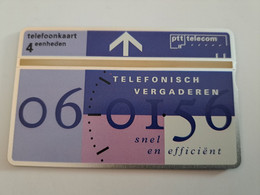 NETHERLANDS  ADVERTISING  4 UNITS/ TELEFONISCH VERGADEREN     / NO; R071  LANDYS & GYR   Mint  ** 11771** - Private