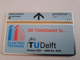 NETHERLANDS  ADVERTISING  4 UNITS/ TU DELFT ELEKTRO    / NO; R047 LANDYS & GYR   Mint  ** 11778** - Privé