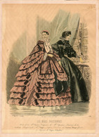 PLANCHE LES MODES PARISIENNES  1864 Pour Journaux - Literature