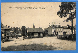 80 - Somme - Conty - Passage A Niveau Du Chemin De Fer (N10833) - Conty