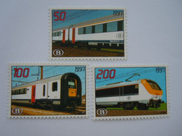 België Belgique 1997 Spoorwegvignet Vignette Chemins De Fer Nouveau Trein Train L11 TRV3/5 MNH ** - 1996-2013 Labels [TRV]