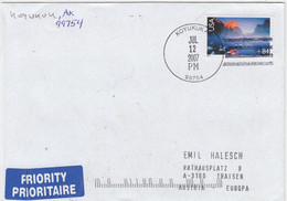 Alaska Cover  Ca Koyukuk JUL 12 2007  (SK202A) - Cartas & Documentos