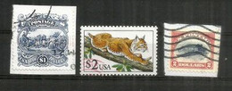 HAUTES FACIALES Oblitérées ($ 2, $ 2, $ 1)  1ère Qualité, Provenant De Mon Courrier . Lot # 2 - Used Stamps