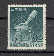 JAPAN - MNH STAMP - TELESCOPE - 1949. - Neufs