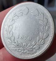 Monnaie 2 Francs 1870 K étoile Cérès - 1870-1871 Gouvernement De La Défense Nationale