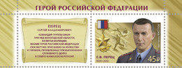 Russia 2022, Hero Of The Russian Federation S. Peretz (1969-2002) W/ Coupon !, VF MNH** - Unused Stamps