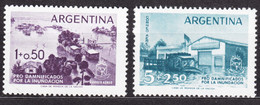 Argentina 1958 Airmail Mi#687,688 Mint Hinged - Nuovi