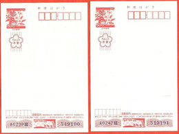 Japan 2002. Lot Of Two Postcard New. - Cartas & Documentos