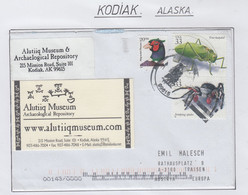 Alaska Cover Alutiiq Museum Ca Kodiak 2002 (SK210) - Cartas & Documentos