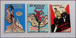 3 Jolis Magnets  Nouvelle Revue Du Music Hall ~ Casino De Paris ~ Moulin Rouge - Toerisme