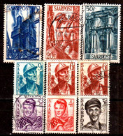 Sarre-167- Original Values Issued In 1948 (o) Used - Quality In Your Opinion. - Andere & Zonder Classificatie