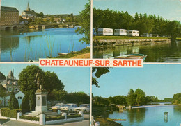 - 49 - CHATEAUNEUF-SUR-SARTHE. - Multivues - Scan Verso - - Chateauneuf Sur Sarthe