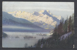 Switzerland, Silvaplana Mit Pizzo Della Margna, Circulated In Hungary, 1916. - Silvaplana