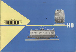 Catalogue HAMO 1961 TRAMWAY & LOCOMOTIVE DIESEL Scala HO Ed. Italiana  - En Suédois - Ohne Zuordnung