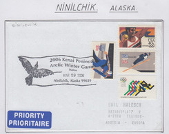 Alaska Cover Ninilchik Arctic Winter Games Kenai Ca  Ninilchik  MAR 29 2006 (SK215) - Cartas & Documentos