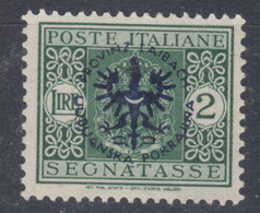 Germany Occupation Of Slovenia Laibach 1944 Porto Mi#9 Mint Never Hinged - Occupazione 1938 – 45