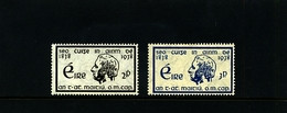 IRELAND/EIRE - 1938  TEMPERANCE CRUSADE  SET MINT - Unused Stamps