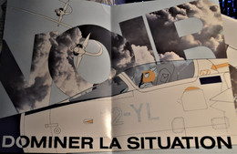 Affiche Pour La Sécurité Des Vols 41 X 30 Cm Pilotes De Chasse - Aviation