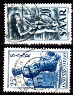 Sarre-193- Original Values Issued In 1950 (o) Used - Quality In Your Opinion. - Sonstige & Ohne Zuordnung