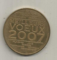 Médaille Professionnelle, Bernaed, Vandros, Gom ,71,GERGY, Meilleurs Voeux 2007, 2 Scans,  Frais Fr 3.35 E - Professionnels / De Société