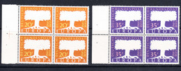 Saar Sarre 1957 Europa Mi#402-403 Mint Never Hinged Piece Of 4 - Neufs