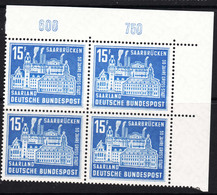 Saar Sarre 1959 Mi#446 Mint Never Hinged Piece Of 4 - Neufs