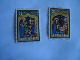 ANDORRA  SPAIN  MNH   STAMPS CHRISTMAS 1973 - Altri & Non Classificati