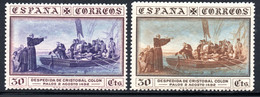 1140.1930 COLUMBUS 50 C. Y.T. #453 & 453a COLOUR ERROR(SIGNED) MNH - Unused Stamps