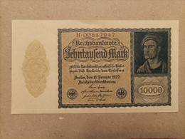 Billete De Alemania De 10000 Mark, Año 1922, Nº Bajo, Sin Circular- - Te Identificeren