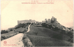 CPA Carte Postale France Rochemaure  Ruines Du Vieux Château Féodal VM58111 - Rochemaure