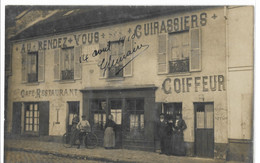 37  TOURS  CARTE  PHOTO  AU  RENDEZ  VOUS  CUIRASSIERS - Tours