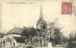 CPA St-PIERRE Les-NEMOURS. - L'Église (170931) - Saint Pierre Les Nemours