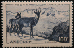 LP3844/349 - 1950 - ANDORRE FR. - POSTE AERIENNE - N°1 NEUF** LUXE - Cote (2020) : 110,00 € - Airmail