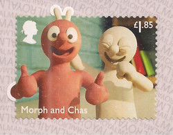 GB 2022 QE2 £1.85 Aardman Classics ' Morph & Chas ' Umm SG 4728 ( C1237 ) - Unused Stamps