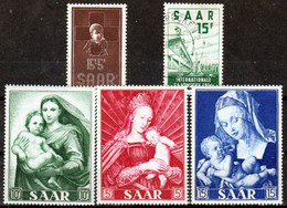 Sarre-216- Original Values Issued In 1954 (++/o) MNH/Used - Quality In Your Opinion. - Other & Unclassified