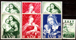 Sarre-218- Original Values Issued In 1954 (++/o) MNH/Used - Quality In Your Opinion. - Autres & Non Classés