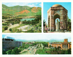 Dushanbe - Lake Varzob - Sadriddin Aini Mausoleum And Square - 1974 - Tajikistan USSR - Unused - Tagikistan