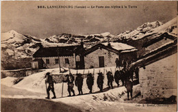 CPA LANSLEBOURG - Le Poste Des Alpins A La Turra (438548) - Val Cenis