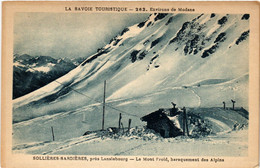 CPA SOLLIERES-SARDIERES Pres LANSLEBOURG - Le Mont Froid Baraquement (438813) - Val Cenis