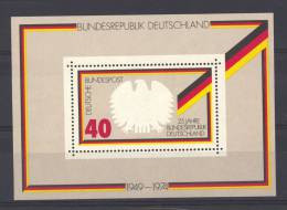Allemagne  -  RFA  -  Blocs  -  1974  :  Yv  9  ** - 1959-1980