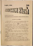 AICAM Flash - Notiziario Trimestrale AICAM - N. 58 Luglio 1996 - Matasellos Mecánicos