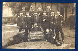 67.Haguenau. Soldats Allemands En Pose. Gruss Vom Luftkurort Und Erholungsheim Hagenau In Els. - Haguenau