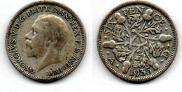 Grande Bretagne 6 Pence 1935 TB+ - H. 6 Pence