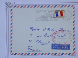 BH7 DJIBOUTI  FRANCE  BELLE LETTRE FM  1959 DJIBOUTI  A CLAMART FRANCE ++ ++ +AFFRANCH. PLAISANT - Other & Unclassified