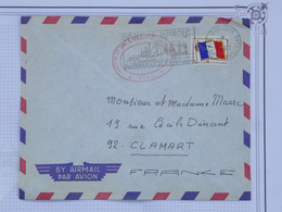 BH7 DJIBOUTI  FRANCE  BELLE LETTRE FM  1959 DJIBOUTI  A CLAMART FRANCE ++ ++ +AFFRANCH. PLAISANT - Otros & Sin Clasificación