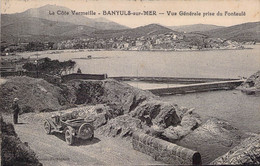 CPA - 66 - Banyuls Sur Mer - Vue Générale Prise Du Fontaulé - Voiture - Animée - Banyuls Sur Mer