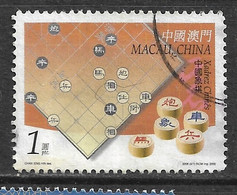 Macau Macao – 2000 Chinese Chess 1 Pataca Used Stamp - Used Stamps