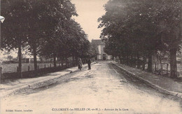 CPA - 54 - COLOMBEY LES BELLES - Avenue De La Gare - Animée - Colombey Les Belles